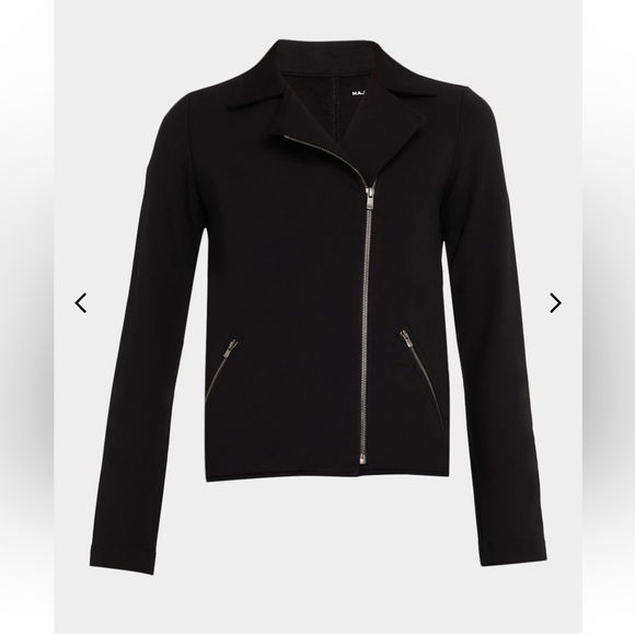 Majestic filatures Chic Black Zippered Blazer - Picture 5 of 11